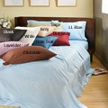 Bianca Stripe Microfiber Queen/ King/ California King-size Sheet Set