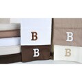 Egyptian Cotton 300 Thread Count Solid Block 'B' Monogram Sheet Set
