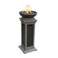 Ravenswood Envirostone 1-pound Outdoor Gas Column Fire Bowl