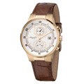 Kenneth Cole Men's 'New York' Leather Strap Chronograph Watch