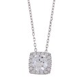 Tacori IV Platinum over Silver Cubic Zirconia 'Epiphany' Necklace