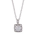 Tacori IV Platinum over Silver Cubic Zirconia 'Epiphany' Necklace