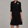 R&M Richards Women's Black 2-piece Dress