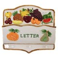 Tropical Fruit Collection Wall Hanging Mail and Key Holder