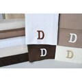 Egyptian Cotton 300 Thread Count Solid Block 'D' Monogram Sheet Set