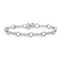 10k White Gold 1ct TDW Diamond Bracelet (H-I, I1-I2)