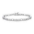 10k White Gold 1ct TDW Diamond Bracelet (H-I, I1-I2)