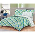 Crisscross 7-piece Queen-size Bed in a Bag with Sheet Set