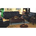Dica Black 2-piece Sofa Set