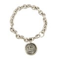 Waxing Poetic Sterling Silver Letter 'F' Initial Charm Bracelet