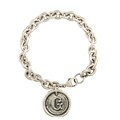 Waxing Poetic Sterling Silver Letter 'G' Initial Charm Bracelet