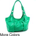 Dasein Faux Leather Hobo Bag