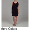 Scarlett Women's Ruffle Detail Jersey Knit Dress