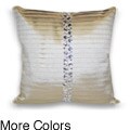 Diana Pleated Rhinestone Decorative Pillow