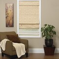 Antique Pearl Fabric Roman Shade (36 in. x 72 in.)