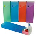 Assorted Color Slide Pencil Cases (Pack of 6)