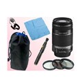 Canon EF-S 55-250MM Telephoto EOS Camera Zoom Lens with Accessory Kit