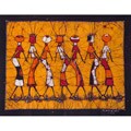 'Hurrying Home' Batik Tapestry (Mozambique)