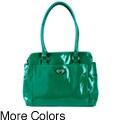 Mondani Bayfield Patent Structured Tote Bag