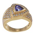 Encore by Le Vian 14k Gold Tanzanite and 5/8ct TDW Diamond Ring (M-N, I1)