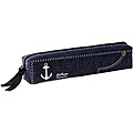 Dark Blue Denim Pencil Case (Korea)