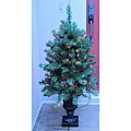 Noble Fir 4-foot Pre-Lit Artificial Multi-Color Entrance Tree
