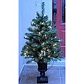 Noble Fir 4-foot Pre-Lit Artificial Entrance Tree
