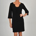Striking guidelines on Glamour Girdles Glamour Women's Plus Size Black 3/4-length Sleeves Shift Dress