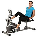 Exerpeutic 390 Extended Capacity Recumbent Bike with Pulse