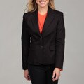 Calvin Klein Women's Black Two-button Blazer