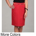 Calvin Klein Women's Belted Pencil Skirt