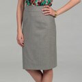 Calvin Klein Women's Grey Melange Pencil Skirt