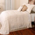 Louisa Ecru Chenille Twin-size Bedspread