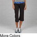 Marika Women's Tie Dye Waistband Capri Yoga Pants