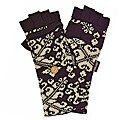 Muk Luks Women's Swirly Fingerless Flip Cover Gloves 