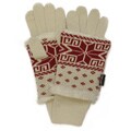 Muk Luks Snowflake Faux Fur-lined Arm Warmer Gloves