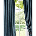 Peacock Vintage120-inch Faux Textured Dupioni Silk Curtain Panel