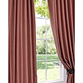 Spice Vintage Textured Dupioni Faux Silk 84-inch Curtain Panel