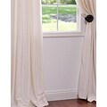 Off White Vintage Faux Textured Dupioni Silk 108-inch Curtain Panel