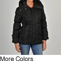 Excelled Women's Quilted Hooded Jacket