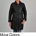 Excelled Women's Leather 3/4-length Jacket