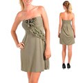 Stanzino Women's Olive Casual Party Dress