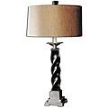 Twist Antique Black Table Lamp
