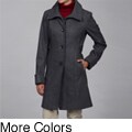 Kenneth Cole Women's Stand Collar Wool Blend Coat FINAL SALE