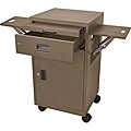 Luxor LMC2-B Multimedia Cart with Locking Cabinet