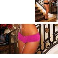Hustler Crotchless Ruffle Booty Shorts (Set of 2)