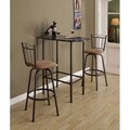 Cappuccino Marble 24x36-inch Spacesaver Bar Table