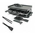 Swissmar Gourmet 8-person Black Raclette Grill Kit