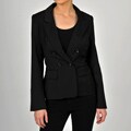 Apart Women's 'Griffin' Black Double-breasted Blazer