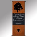 Wordsworth 'Come Forth Into the Light' Cotton Scroll (Indonesia)